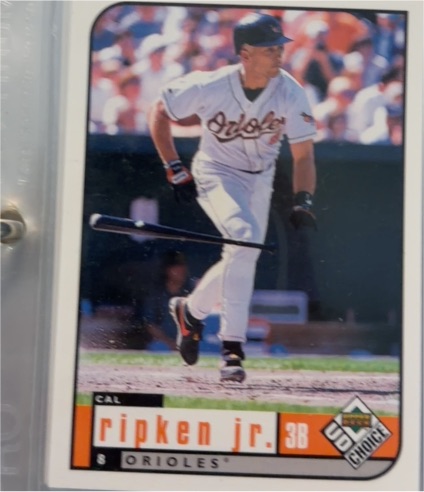 1999 Upper Deck UD Choice #58 Cal Ripken Jr. — front