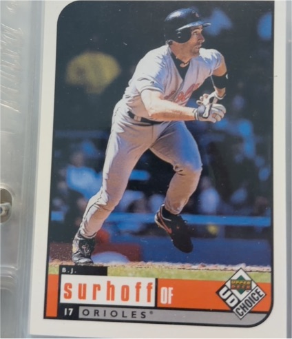 1999 Upper Deck Choice #61 B.J. Surhoff — front