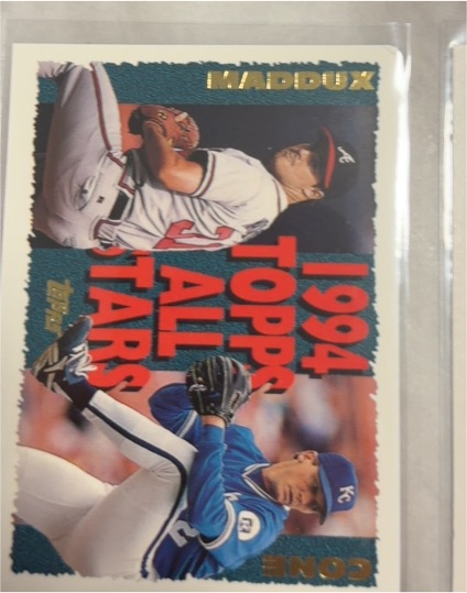 1994 Topps All Star #392 Greg Maddux & David Cone — front