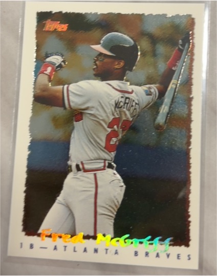 1995 Topps #355 Fred McGriff — front