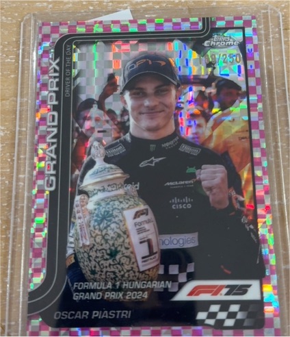2024 Topps Chrome Formula 1 #138 Oscar Piastri — front