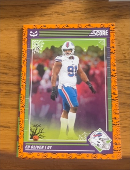 2024 Panini Score-A-Treat #33 Ed Oliver — front