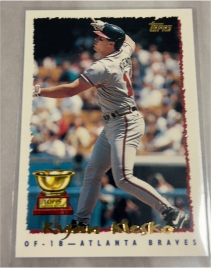 1995 Topps #324 Ryan Klesko — front