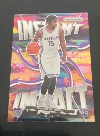 2021-22 Panini Prizm Instant Impact #19 Davion Mitchell — front