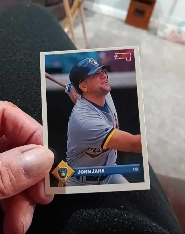 1993 Donruss #207 John Jaha — front