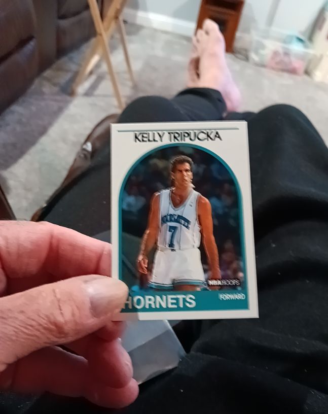 1989-90 NBA Hoops #55 Kelly Tripucka — front