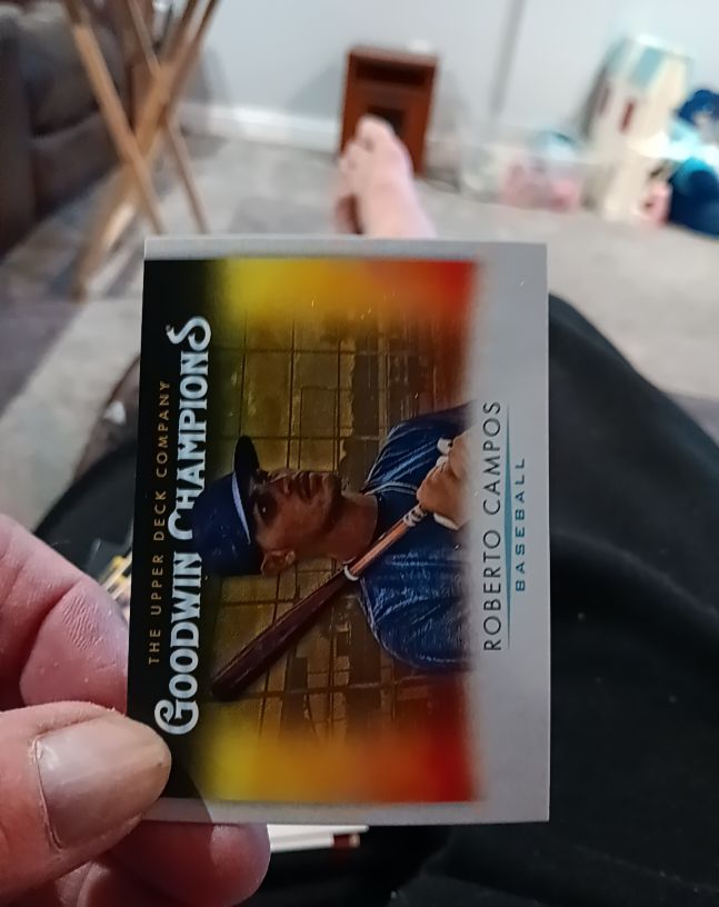 2021 Upper Deck Goodwin Champions #76 Roberto Campos — front