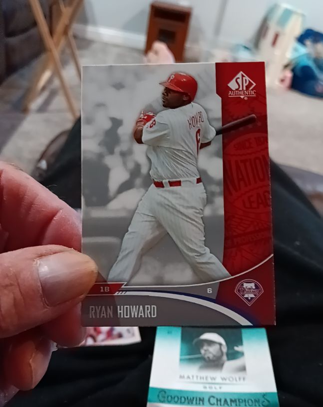 2006 SP Authentic #70 Ryan Howard — front