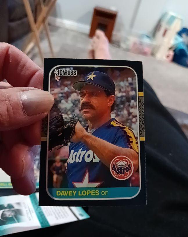 1987 Donruss #455 Davey Lopes — front