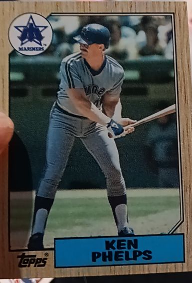 1987 Topps #333 Ken Phelps — front