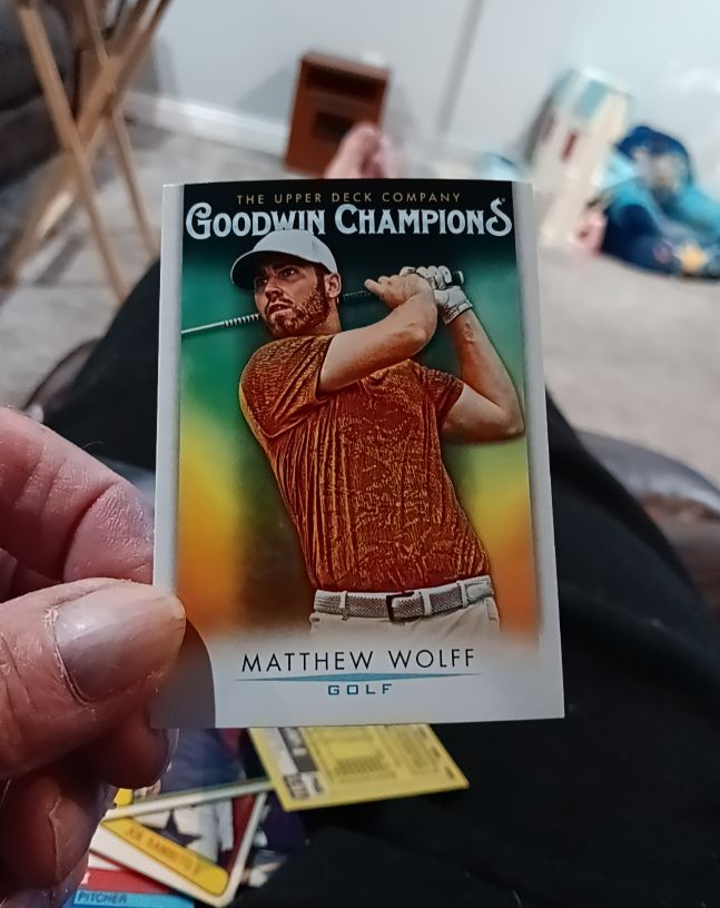 2021 Upper Deck Goodwin Champions #31 Matthew Wolff — front