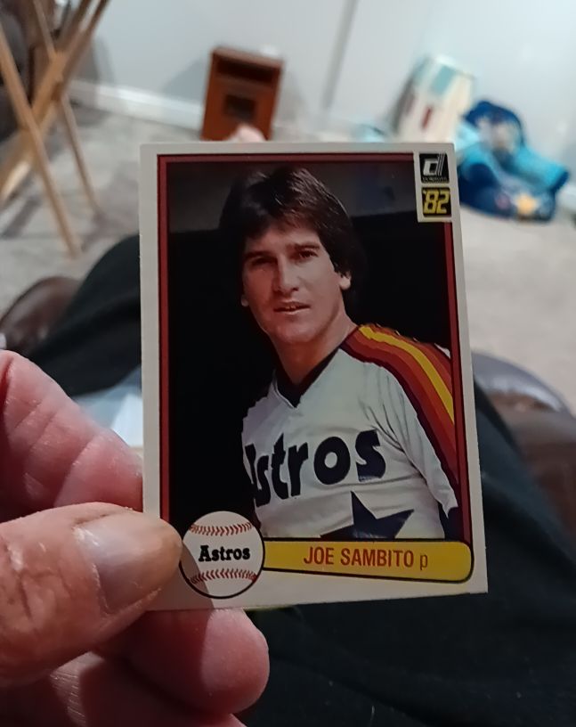 1982 Donruss #65 Joe Sambito — front