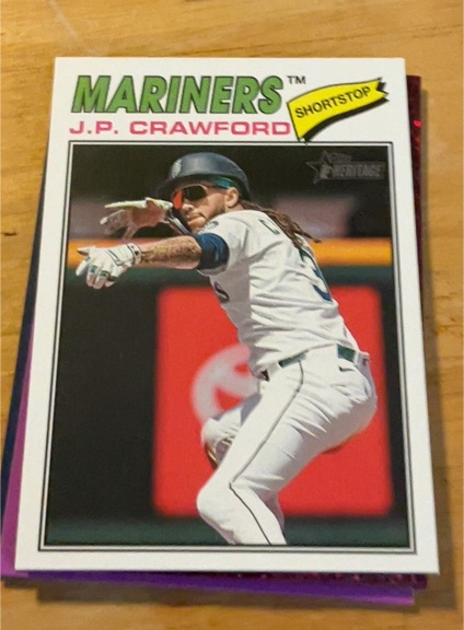 2026 Topps Heritage #289 J.P. Crawford — front