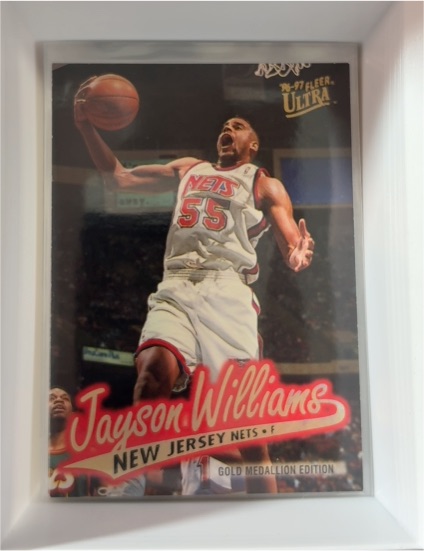 1996-97 Fleer Ultra #G-218 Jayson Williams Gold Medallion New Jersey Nets — front