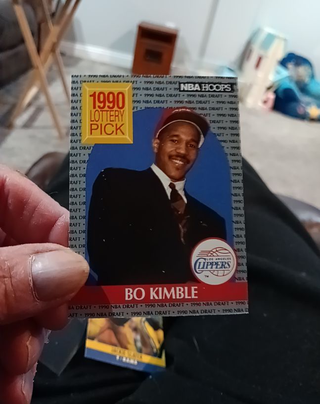1990 NBA Hoops #397 Bo Kimble — front