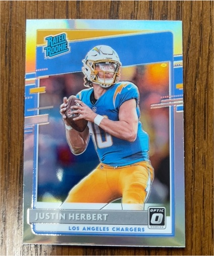 2020 Panini Donruss Optic #153 Justin Herbert — front