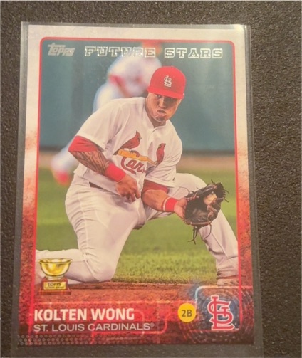 2015 Topps Series 2 #588 Kolten Wong St. Louis Cardinals Future Stars — front
