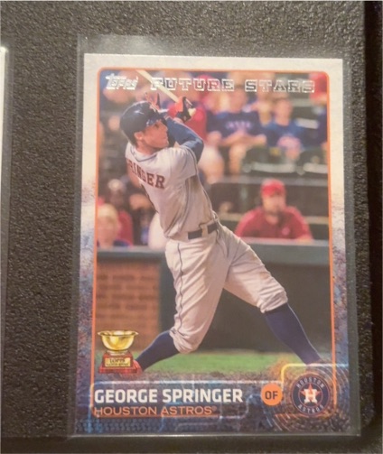 2015 Topps Future Stars #318 George Springer — front