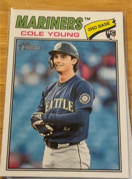 2026 Topps Heritage #142 Cole Young — front