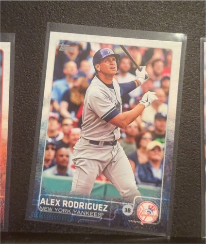 2015 Topps #493 Alex Rodriguez — front