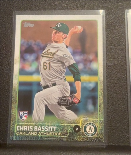 2015 Topps #580 Chris Bassitt — front