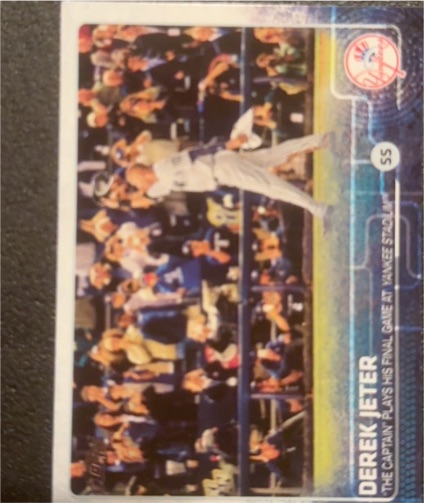 2015 Topps #319 Derek Jeter — front