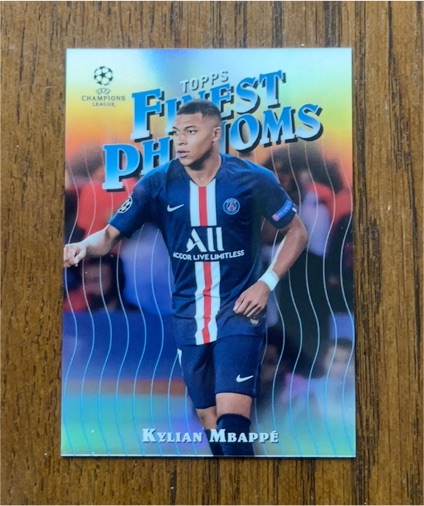 2019-20 Topps Finest UEFA Champions League #FP-KM Kylian Mbappé Finest Phenoms — front