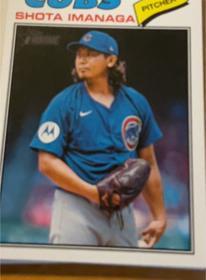 2026 Topps Heritage #202 Shota Imanaga — front