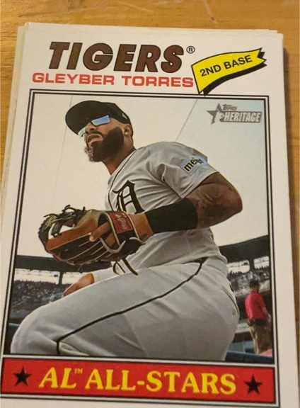 2026 Topps Heritage #243 Gleyber Torres — front