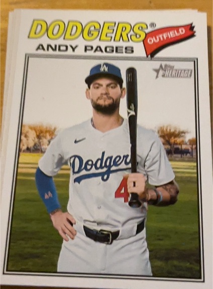 2026 Topps Heritage #235 Andy Pages — front