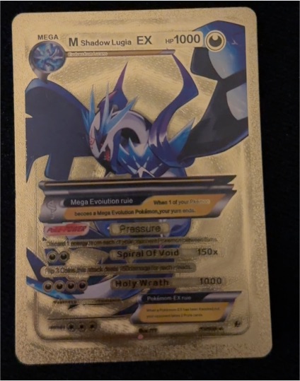 M Shadow Lugia EX HP1000 — front