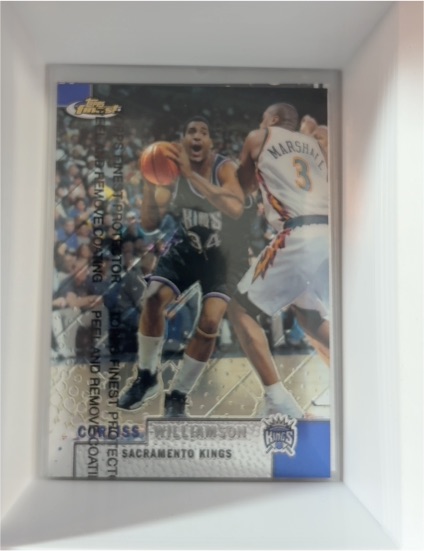 1999 Topps Finest #52 Corliss Williamson — front