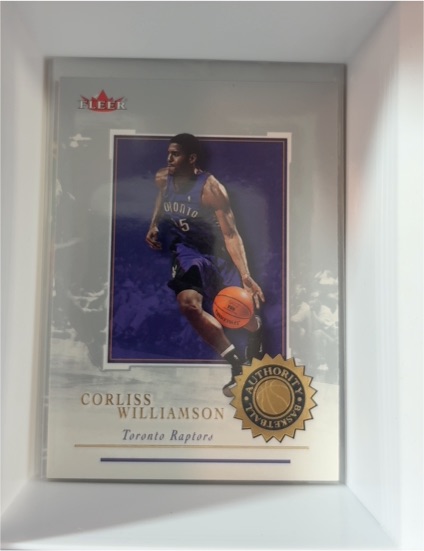 2000-01 Fleer Authority #103 Corliss Williamson — front