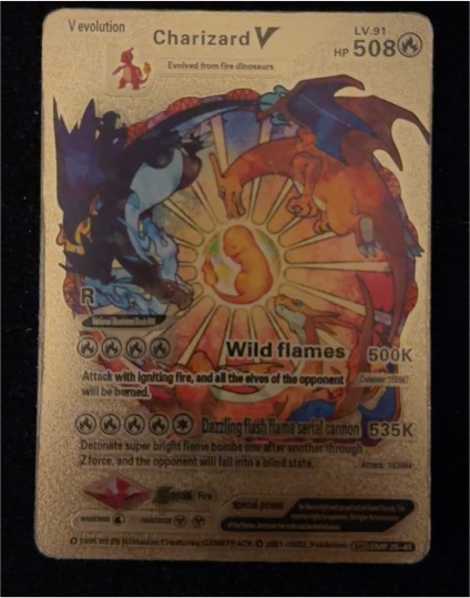 2022 Pokémon Charizard V 3G-43 — front