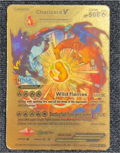 2023 Fan Art Charizard V #508 — front