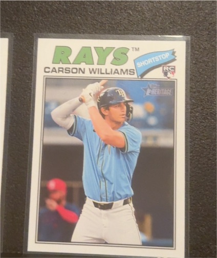 2026 Topps Heritage #161 Carson Williams — front