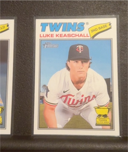 2026 Topps Heritage #116 Luke Keaschall — front