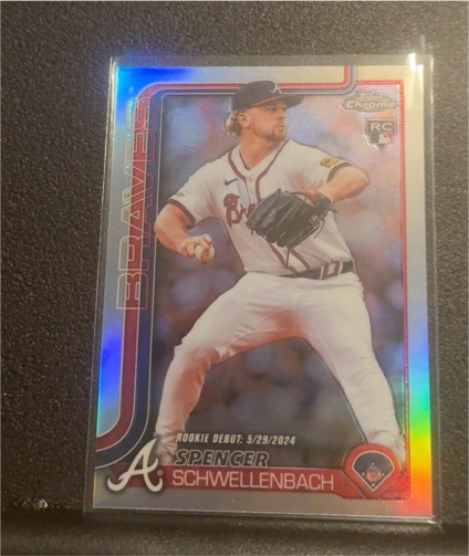 2025 Topps Chrome #203 Spencer Schwellenbach — front