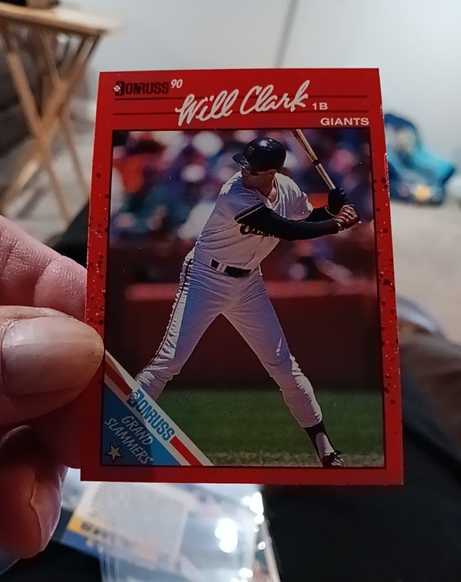 1990 Donruss Grand Slammers #6 Will Clark — front