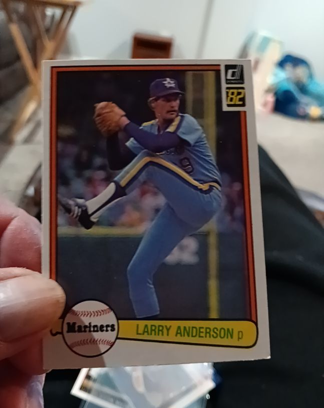 1982 Donruss #428 Larry Andersen — front