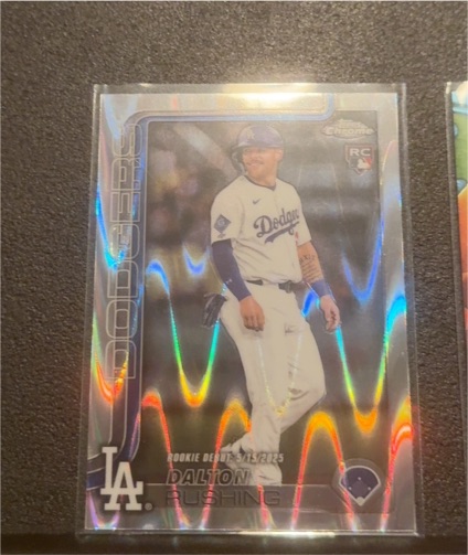 2025 Topps Chrome Update #USC151 Dalton Rushing — front