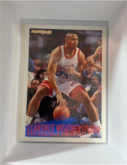 1994-95 Fleer #172 Clarence Weatherspoon — front