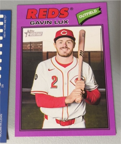 2026 Topps Heritage #352 Gavin Lux — front