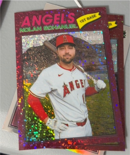 2026 Topps Heritage #117 Nolan Schanuel — front