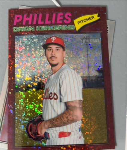 2026 Topps Heritage #300 Orion Kerkering — front