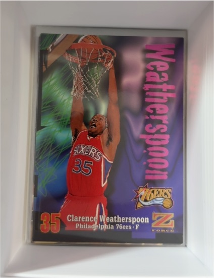 1997-98 SkyBox Z-Force #11 Clarence Weatherspoon — front