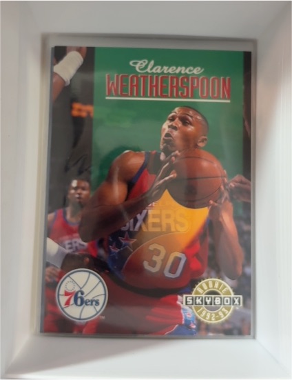 1992-93 Skybox #387 Clarence Weatherspoon — front