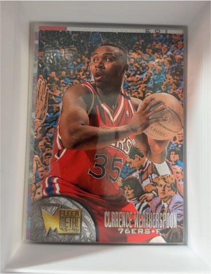 1995-96 Fleer Metal #82 Clarence Weatherspoon — front