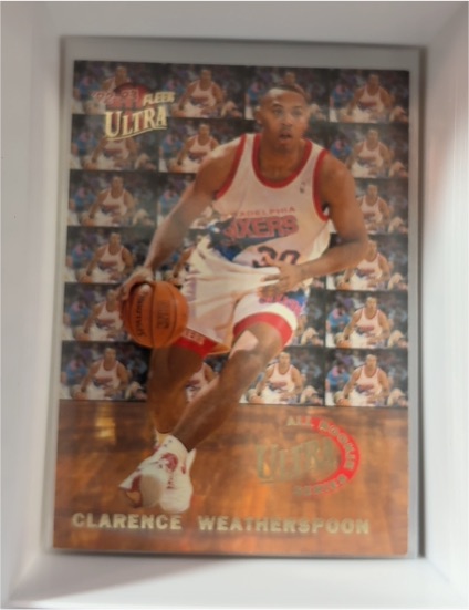 1992-93 Fleer Ultra All-Rookie Series #9 Clarence Weatherspoon — front