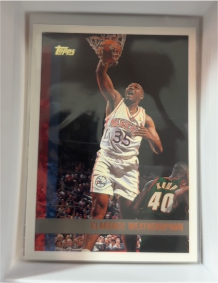 1996-97 Topps #35 Clarence Weatherspoon — front